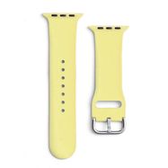 Silicone Strap APS Silicone Band for Watch Ultra / 9 / 8 / 7 / 6 / 5 / 4 / 3 / 2 / SE (49 / 45 / 44 / 42mm) Strap Watch Bracelet Yellow, Hurtel