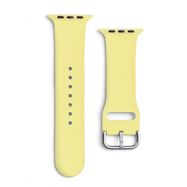 Silicone Strap APS for Apple Watch 42/44/45mm Strap Watch Bracelet - Yellow, Hurtel