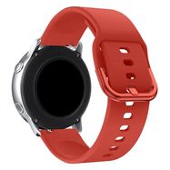 Silicone Strap TYS band for Samsung Galaxy Watch 40 / 41 / 42 / 43 / 44 mm - red, Hurtel