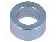 Spacer sleeve; 5mm; cylindrical; steel; zinc; Out.diam: 10mm 