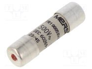 Fuse: fuse; gG,time-lag; 6A; 500VAC; 250VDC; 10x38mm MERSEN