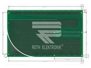 Board: universal; double sided,prototyping; W: 100mm; L: 160mm ROTH ELEKTRONIK GMBH