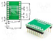 Board: universal; double sided,multiadapter,prototyping; SO18 ROTH ELEKTRONIK GMBH