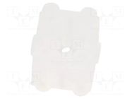 Spacer sleeve; LED; ØLED: 3mm,5mm; L: 5.1mm; natural; UL94V-2 BIVAR