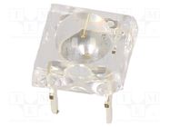 LED; green; 6000mcd; 80°; Front: convex; 2.7÷3.6VDC; No.of term: 4 BIVAR