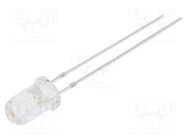 LED; UV; 15°; 10÷20mA; P: 40mW; λd: 397.5÷402.5nm; 2.9÷3.5VDC; THT BIVAR