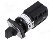 Switch: step cam switch; Stabl.pos: 4; 20A; 1-2-3-4; Poles: 2; 3kW EATON ELECTRIC