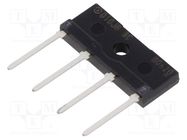 Bridge rectifier: single-phase; Urmax: 800V; If: 10A; Ifsm: 300A SHINDENGEN