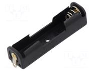 Holder; AAA,R3; Batt.no: 1; soldering lugs; black GOOBAY