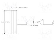 Tip; cutting; 35mm; 413°C; for soldering station METCAL