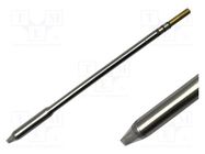 Tip; chisel; 2.5mm; 468°C; for soldering station METCAL