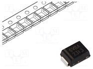 Diode: TVS; 0.6kW; 6.8V; 58.1A; unidirectional; SMB; reel,tape 