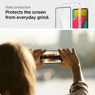 Spigen ALM Glass FC Tempered Glass for Samsung Galaxy M53 5G - Black, Spigen