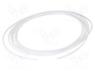 Hose; max.15bar; PTFE; 9mm; white; -70÷260°C PNEUMAT