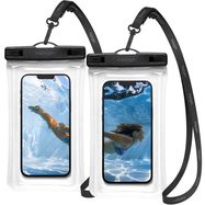 Spigen Aqua Shield A610 waterproof case floating on water - transparent 2 pcs., Spigen