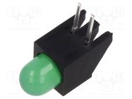 LED; in housing; 5mm; No.of diodes: 1; yellow; 30mA; Lens: diffused OPTOSUPPLY