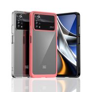 Outer Space Case for Xiaomi Poco X4 Pro 5G cover with a flexible frame black, Hurtel