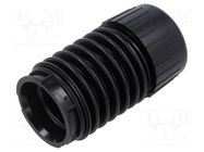 Signallers accessories: adapter to be screwed; black; -30÷60°C WERMA