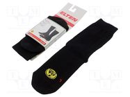 Socks; ESD; 35-38; black STATICTEC