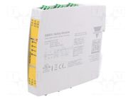 Module: safety relay; 24VAC; 24VDC; for DIN rail mounting; IP20 CARLO GAVAZZI