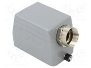 Enclosure: for HDC connectors; EPIC H-B; size H-B 10; PG16 LAPP