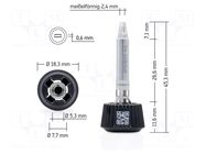 Tip; chisel; 2.4mm; longlife; for soldering station ERSA