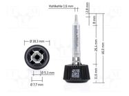 Tip; conical sloped; 1.6mm; longlife; for soldering station ERSA