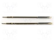 Tip; chisel; 1.8x1mm; for soldering station; 2pcs. ERSA