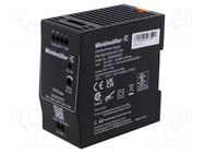 Power supply: switching; for DIN rail; 90W; 24VDC; 3.8A; 85÷264VAC WEIDMÜLLER