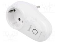 Power socket; 100÷240VAC; IP00; S26; -10÷40°C; Interface: ZigBee SONOFF