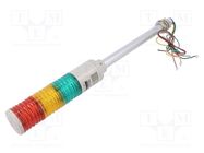 Signaller: signalling column; LED; red/amber/green; 24VDC; IP23 QLIGHT