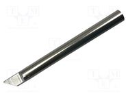 Tip; flat,bevel; 4mm; 366°C; for soldering station METCAL