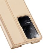 Dux Ducis Skin Pro Holster Cover Flip Cover for Xiaomi Poco F4 5G gold, Dux Ducis