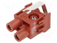 Connector: HDC; module; female; EPIC® MC; PIN: 2; 82A; 1kV; 1+PE LAPP