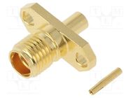 Connector: SMA; socket; female; straight; 50Ω; soldering; PTFE AMPHENOL RF