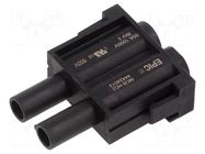 Connector: HDC; module; female; EPIC® MC; PIN: 2; 65A; 1kV; crimped LAPP