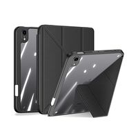 Dux Ducis Magi case for iPad mini 2021 smart cover with stand and storage for Apple Pencil black, Dux Ducis