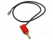 Limit switch; NO + NC; 10A; max.250VAC; cables; 1m; IP66; -25÷70°C CROUZET