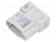 Connector: HDC; male; 500V; 16A; PIN: 6; crimped; -40÷125°C; UL94V-0 PHOENIX CONTACT