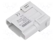 Connector: HDC; module; male; PIN: 6; 16A; 500V; HEAVYCON modular PHOENIX CONTACT