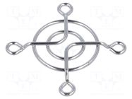 Guard; steel wire; 40x40mm; screw; Ø4mm FISCHER ELEKTRONIK