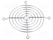 Guard; steel wire; 92x92mm; screw; Ø4mm FISCHER ELEKTRONIK