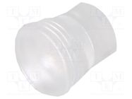 Fiber for LED; round; Ø5.2mm; Front: flat; straight; IP68 