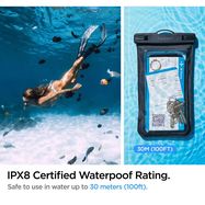 Spigen Spigen Aqua Shield A601 case waterproof IPX8 - black 2 pcs., Spigen