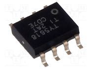 IC: D/A converter; 12bit; 93ksps; Ch: 2; SOIC8; -40÷85°C; 2.7÷5.5VDC TEXAS INSTRUMENTS