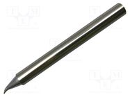 Tip; bent conical; 0.5mm; 421°C; for soldering station METCAL