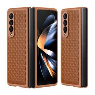 Dux Ducis Venice case for Samsung Galaxy Z Fold 4 leather case brown, Dux Ducis