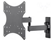 LCD/LED holder; black; 15kg GOOBAY