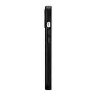 iCarer Litchi Premium Leather Case iPhone 14 Magnetic Leather Case with MagSafe Black (WMI14220709-BK), iCarer