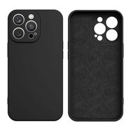 Silicone case case for iPhone 13 silicone cover black, Hurtel